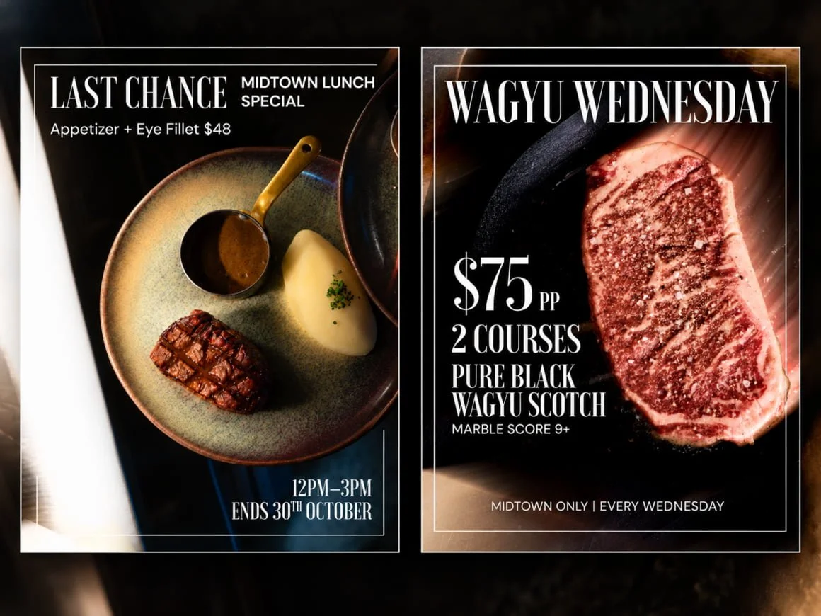 Midweek Specials at Rare Midtown