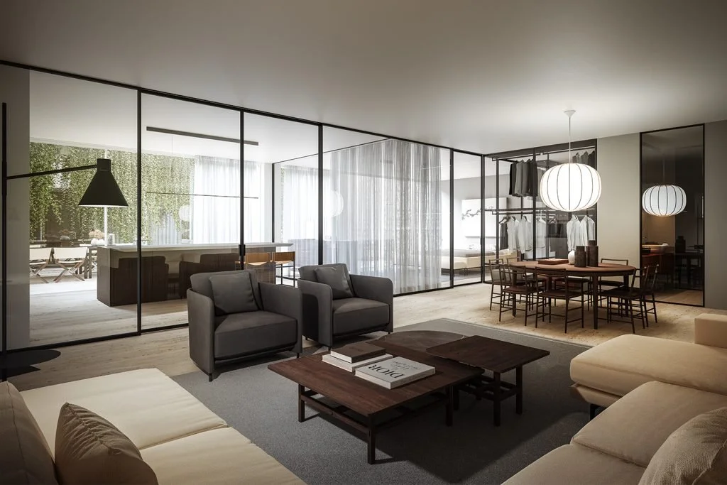 Frameless Glass Wall