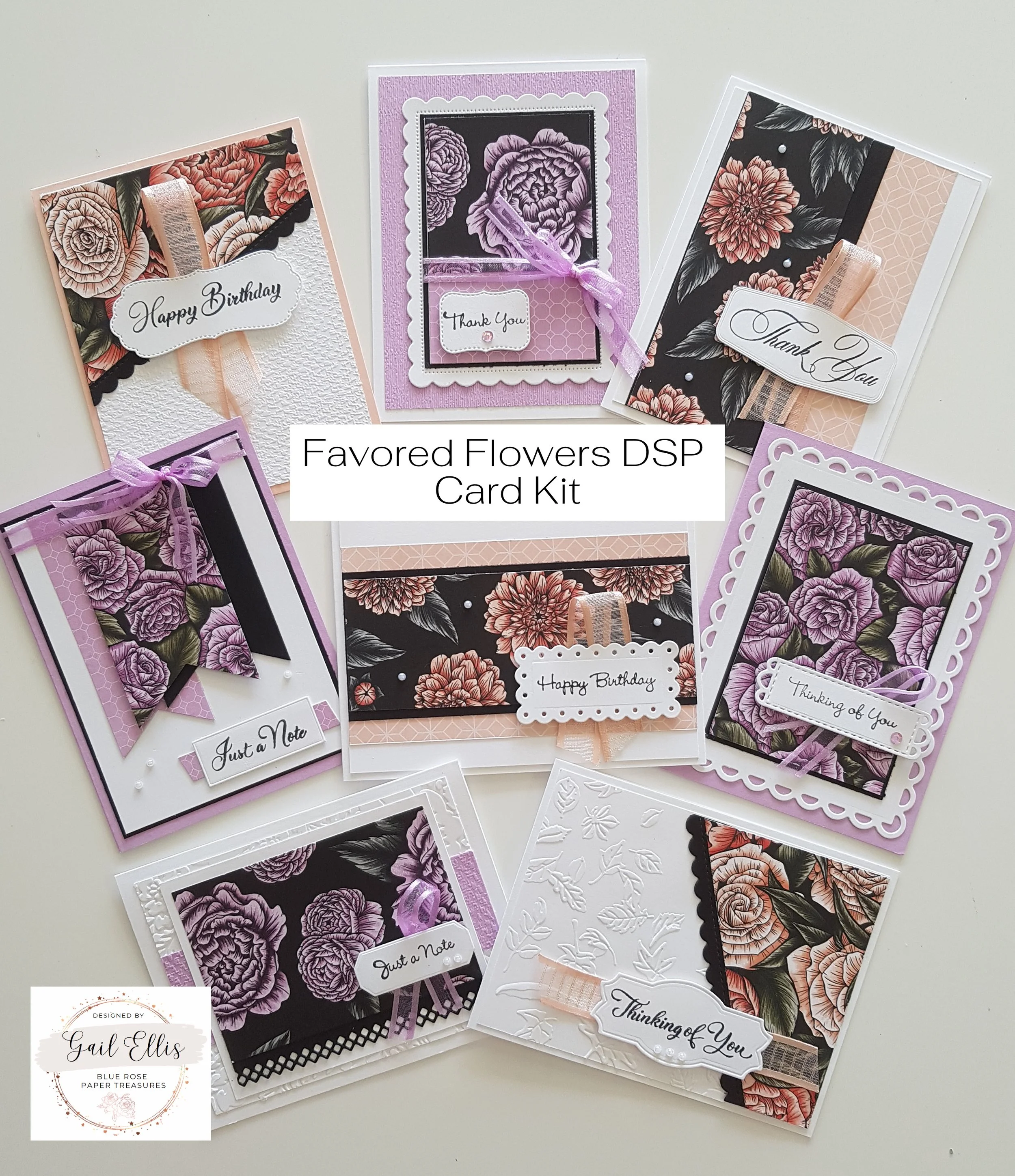 Favored Flowers Cards Tutorial