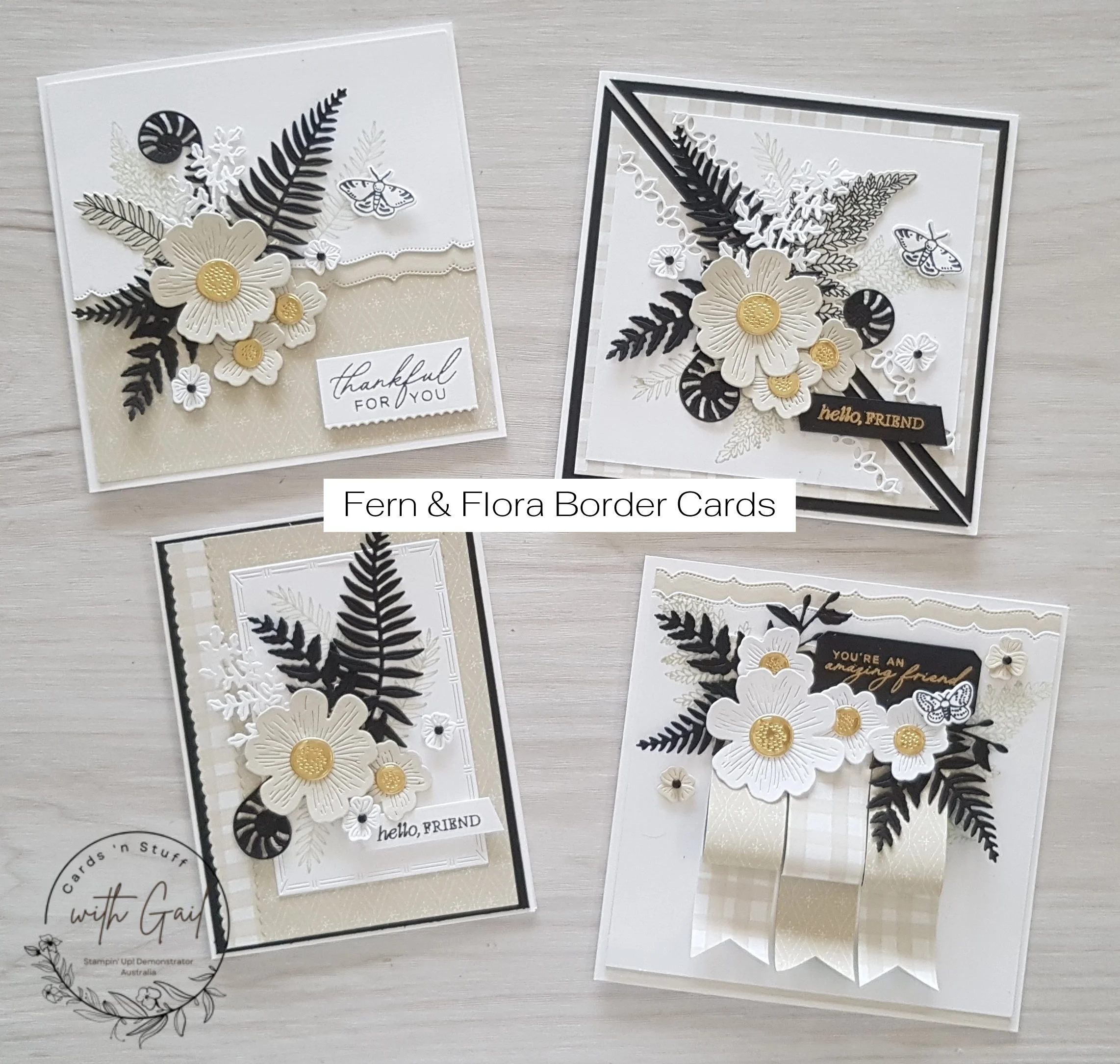Fern &amp; Flora Border Cards