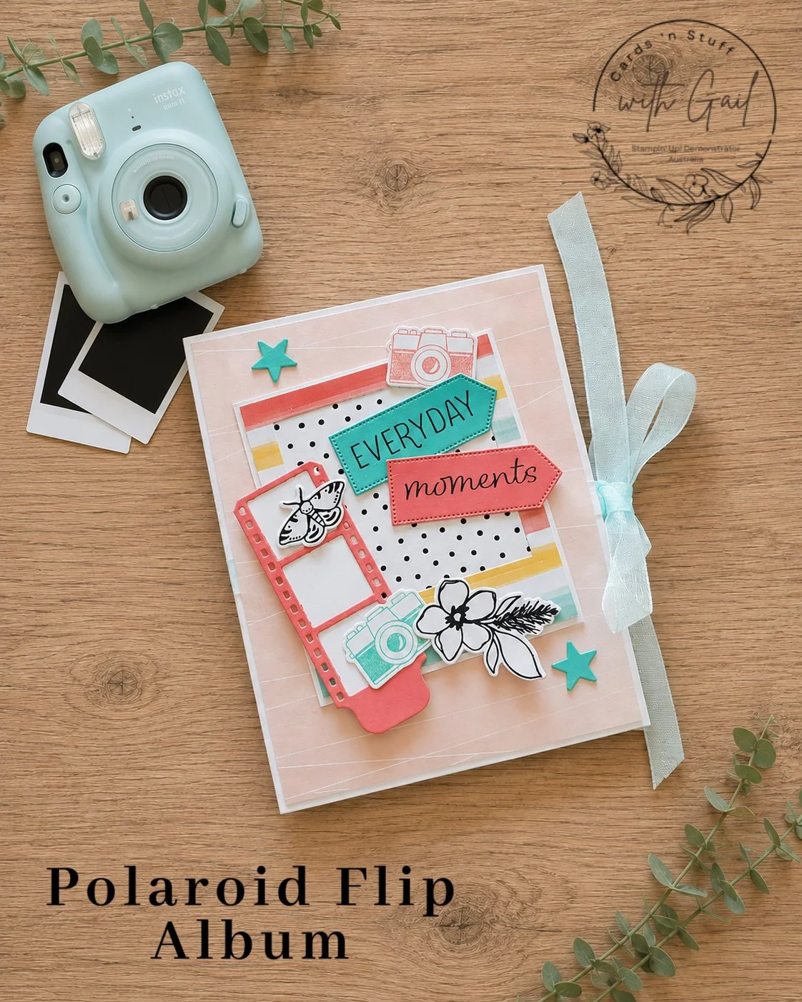 Polaroid Flip Album with Beautiful Ordinary Life DSP