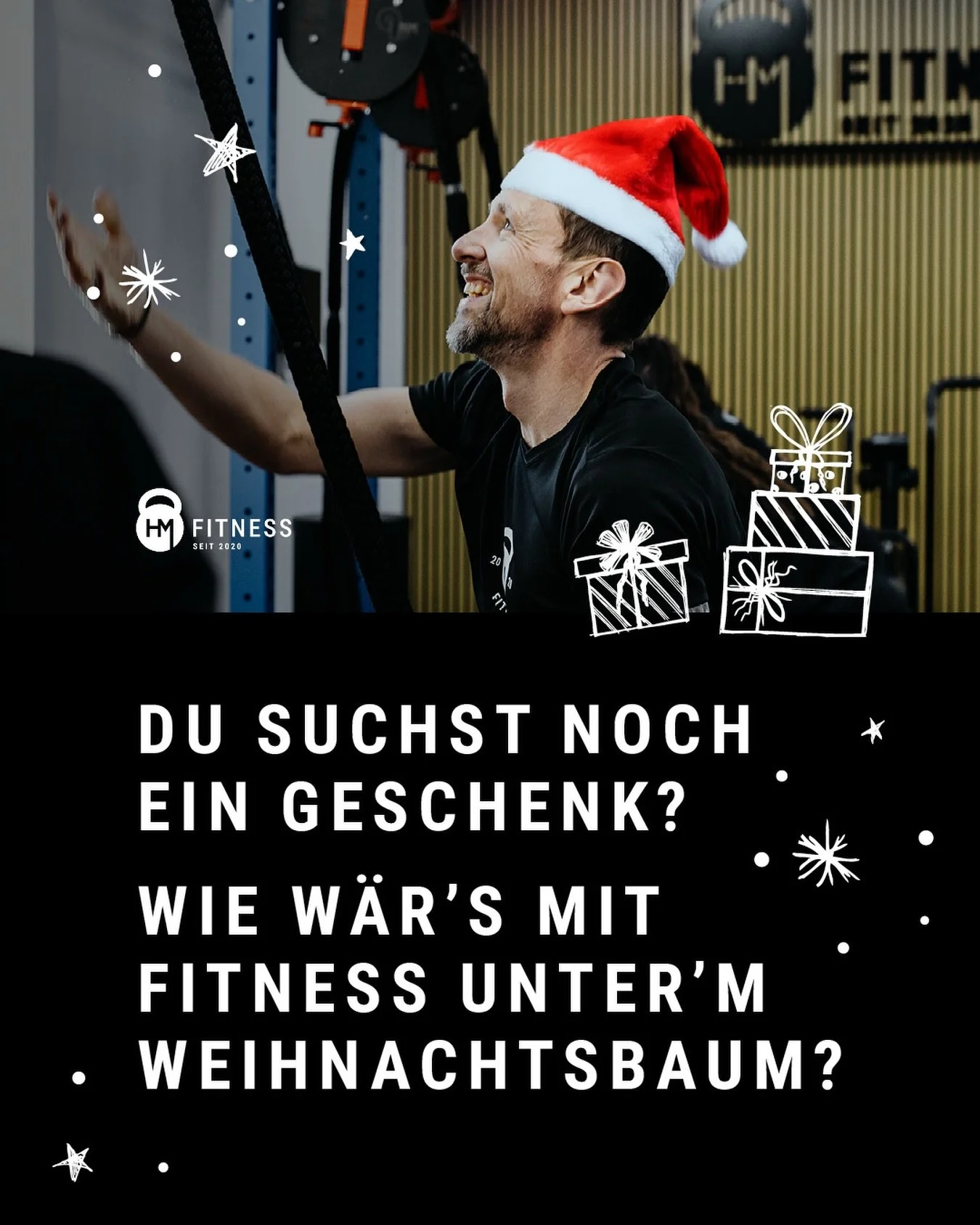🎅✨ Verschenk dieses Jahr etwas, das wirklich bewegt!
Ob f&uuml;r deine Liebsten oder f&uuml;r dich selbst &ndash; unser HM Fitness Gutschein bringt Power, Gesundheit und richtig gute Laune unter den Weihnachtsbaum. 🎄💪

Sichere dir jetzt deinen Gut