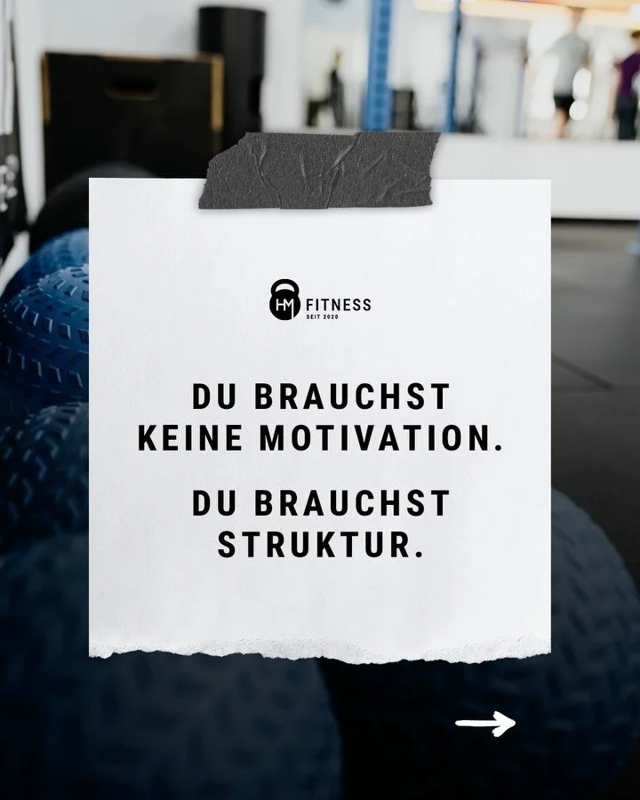 Die meisten Menschen scheitern nicht am Training. Sie scheitern daran, alleine zu k&auml;mpfen. Du bekommst einen Plan. Trainierst ein paar Wochen. Und irgendwann h&ouml;rst du wieder auf. 

Nicht, weil du faul bist. Sondern weil dir etwas fehlt:
Mot