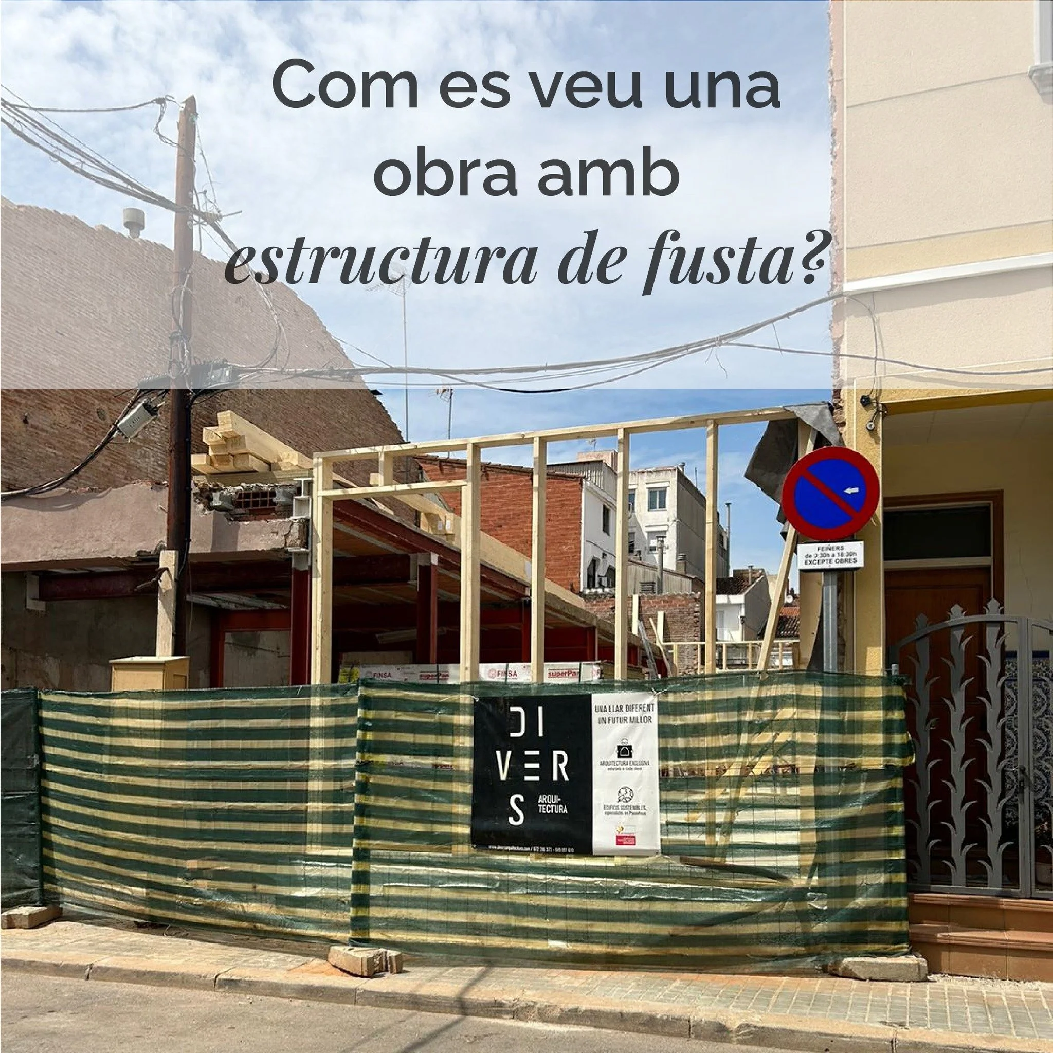 Per a aquesta casa entre mitgeres, situada a Sabadell, s&rsquo;ha optat per conservar part de l&rsquo;estructura existent a la parcel&middot;la i completar la resta amb estructura de fusta.
Acompanya&rsquo;ns a veure imatges del proc&eacute;s! 🌿

__