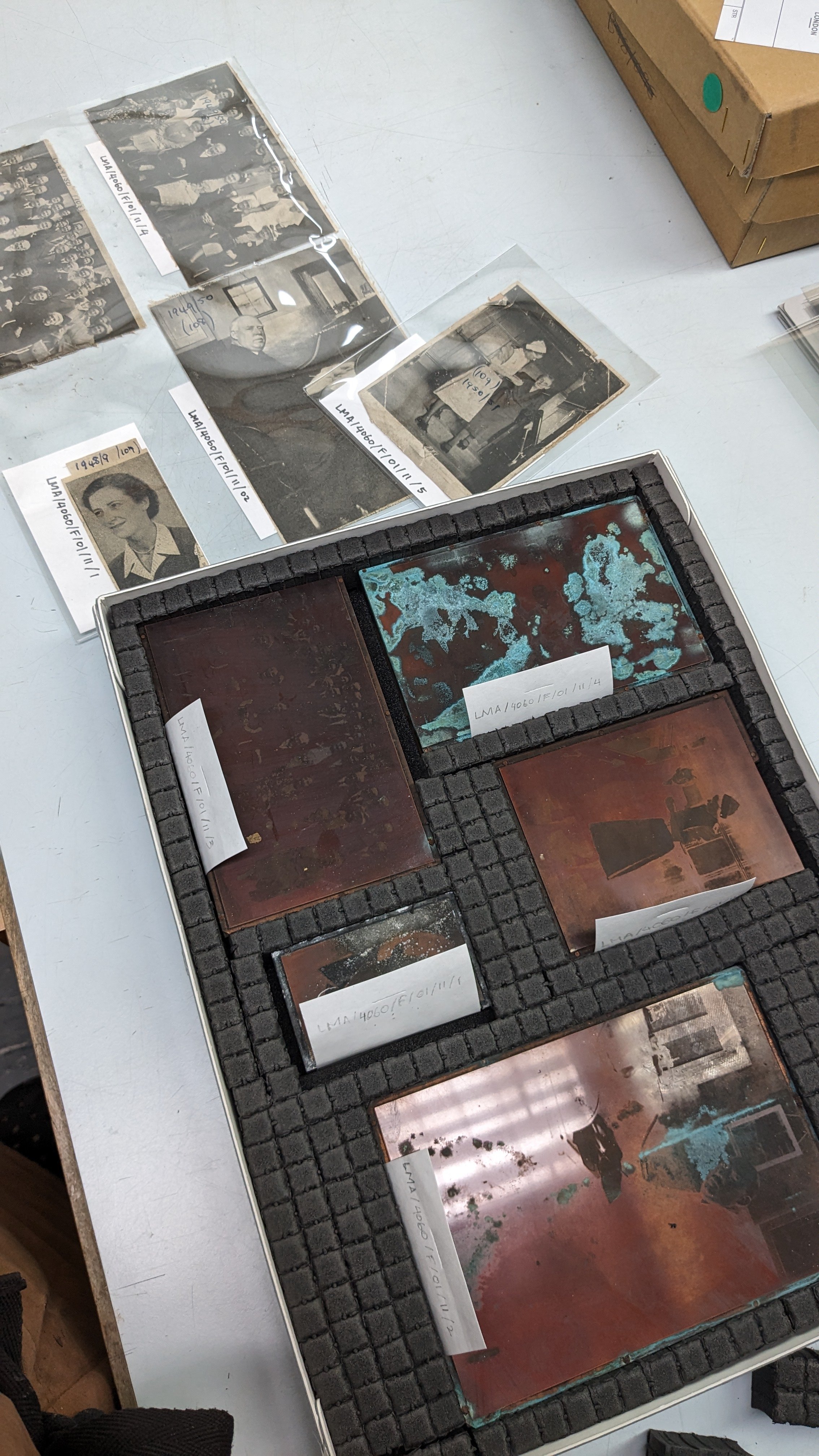 Custom archival housing for photogravure copper plates