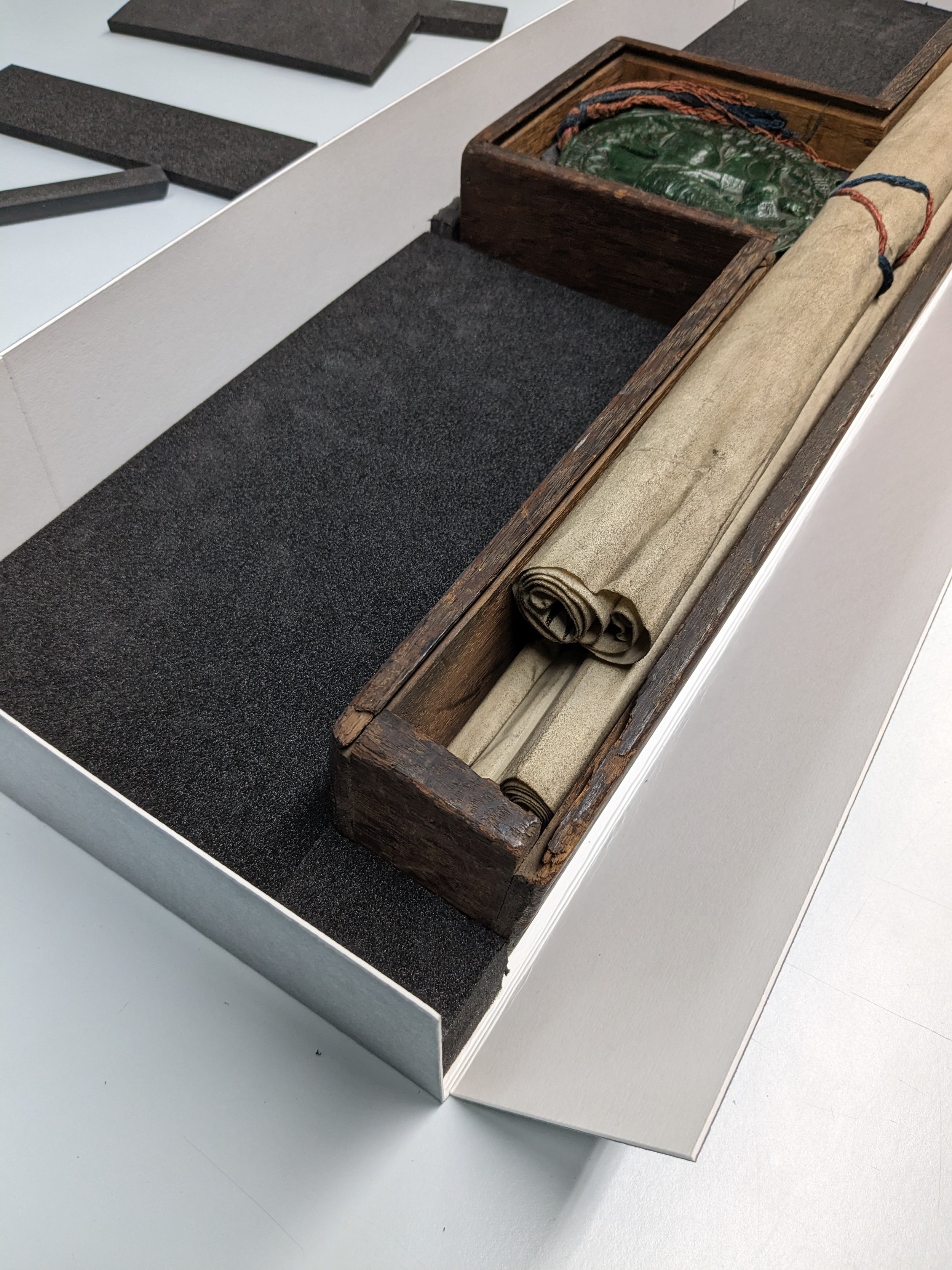 Custom & secure housing for a uniquely shaped historic box