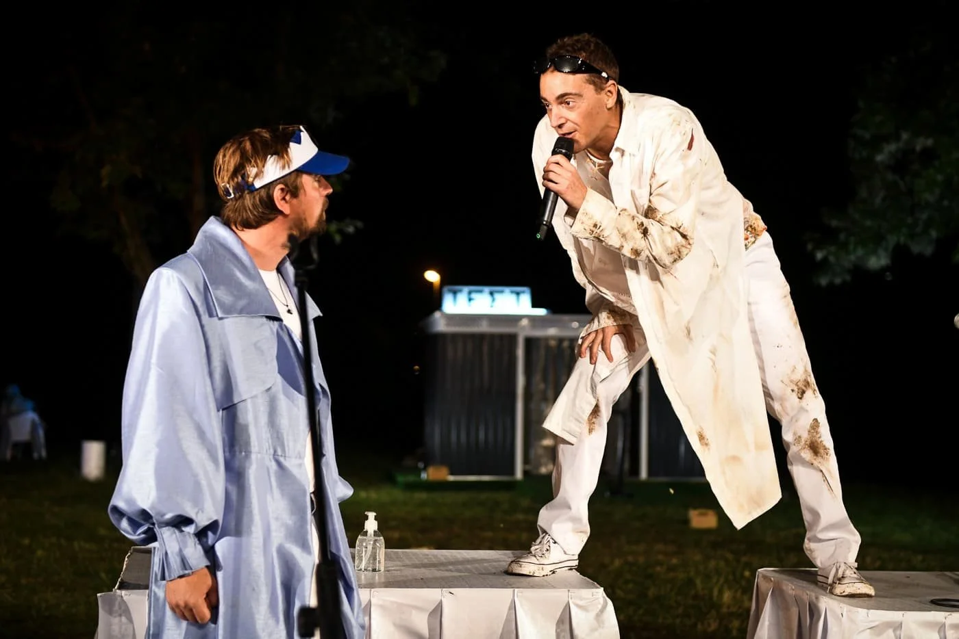 Matěj Nechvátal jako Oidipús, Michal Kern jako Teiresiás(2).jpg