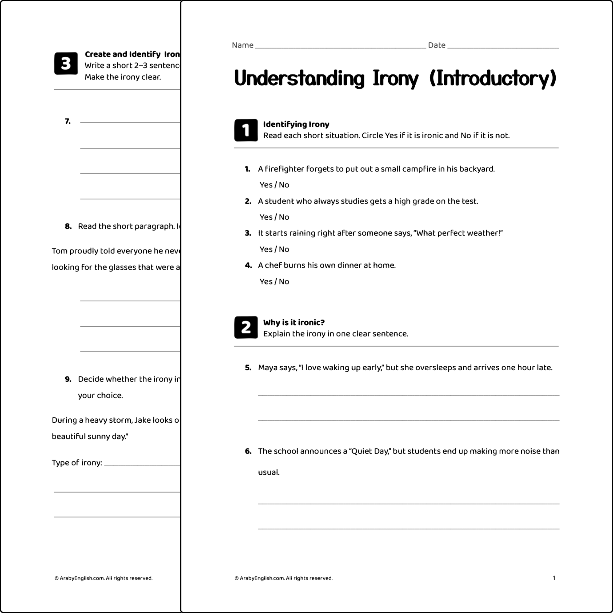 Understanding Irony (Introductory)