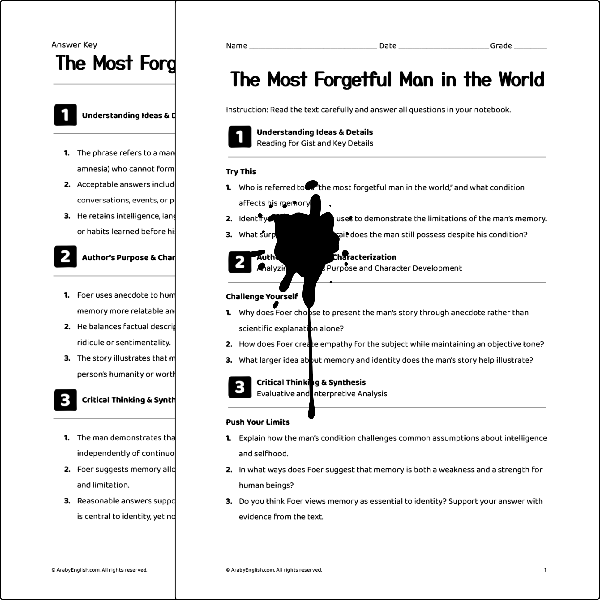 The Most Forgetful Man in the World