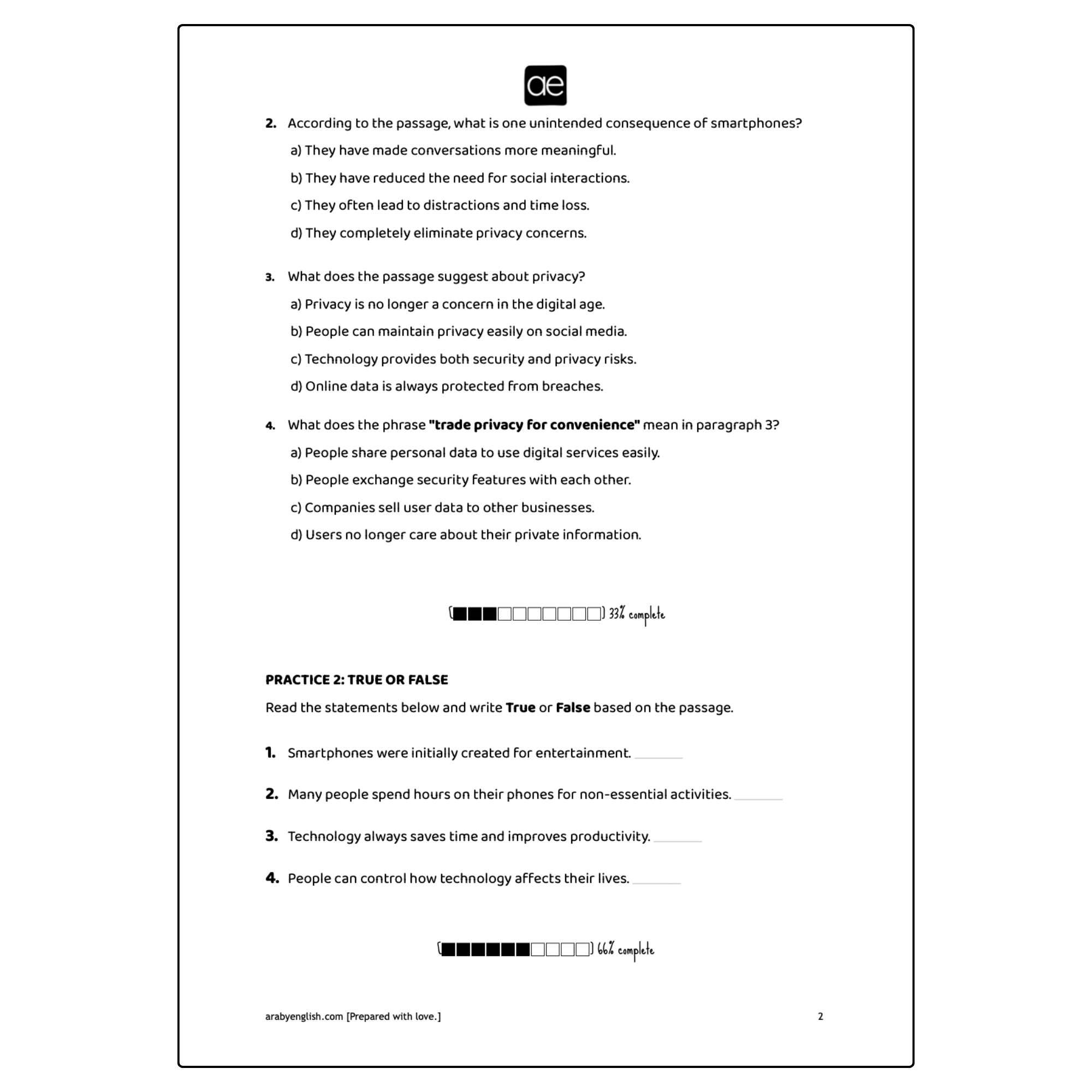 Reading Comprehension: The Paradox of Technology