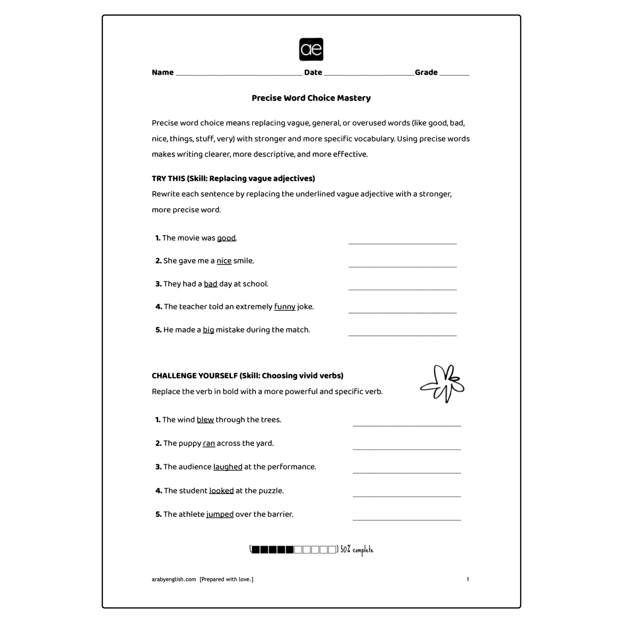 Precise Word Choice Mastery