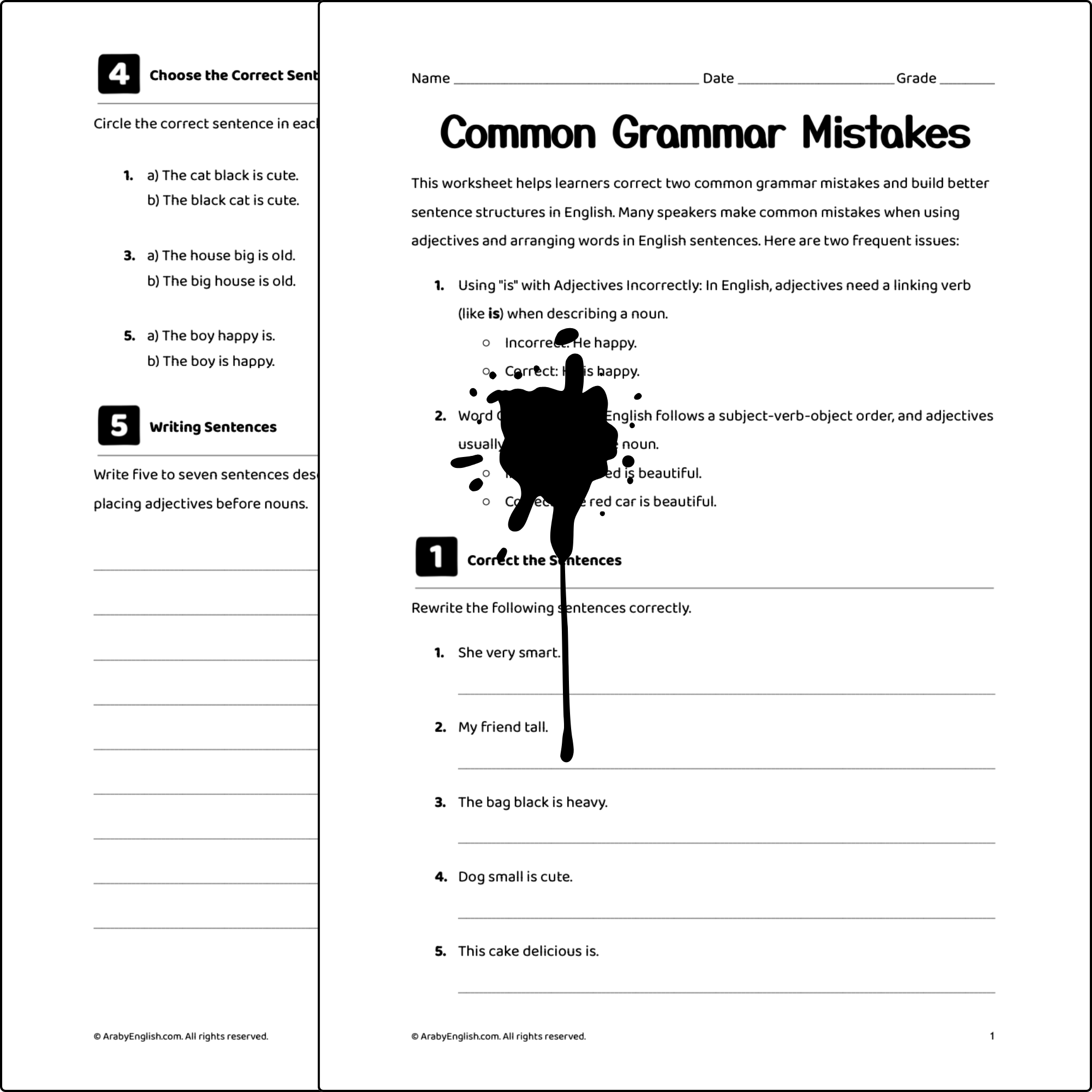 Common Grammar Mistakes
