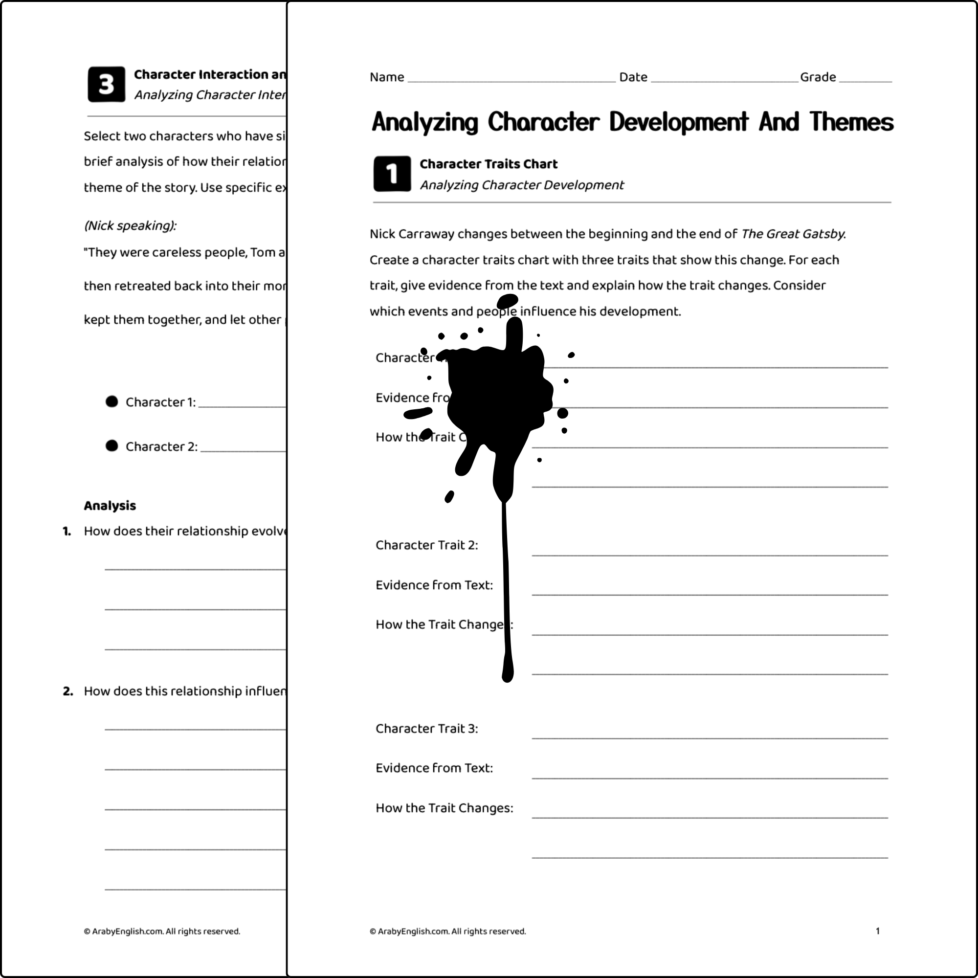 Analyzing Character Development and Themes