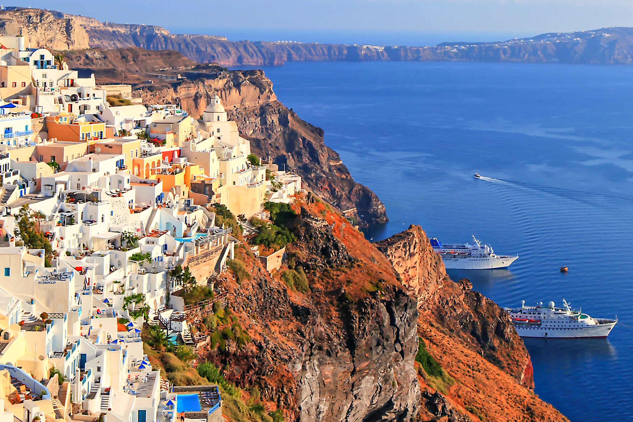 SANTORINI, GREECE --->