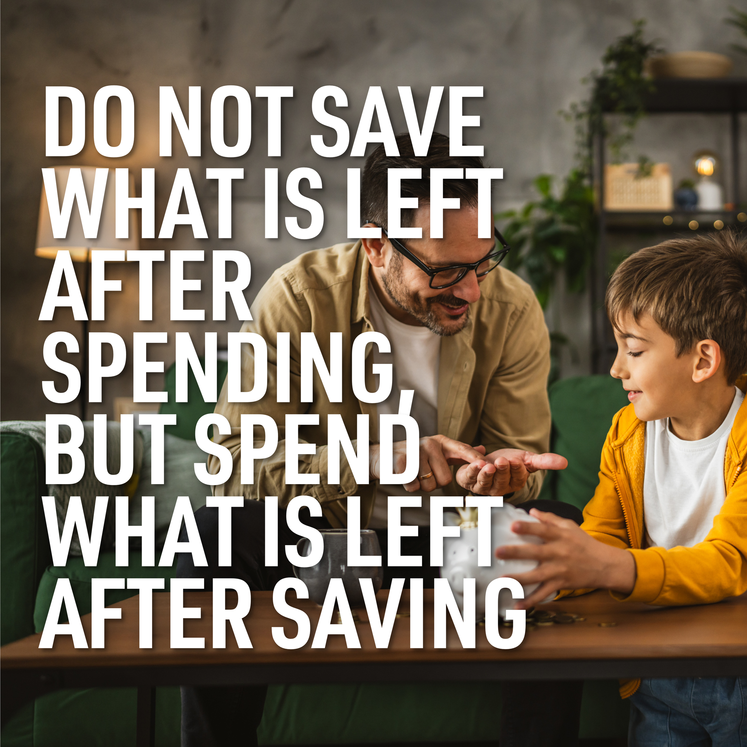 saving money