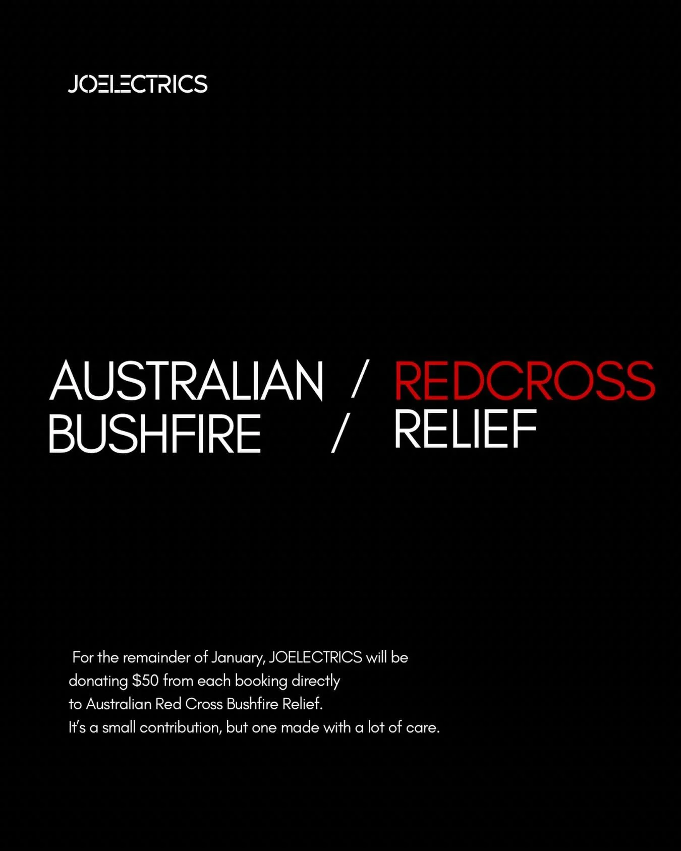 sending love to all those affected &mdash; we will share how much we have raised + donated at the end of the month. ❤️