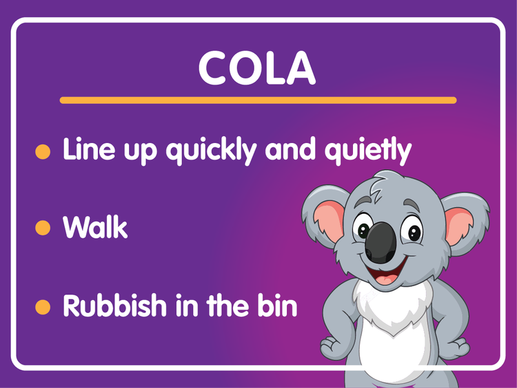 COLA PBL sign sample artwork