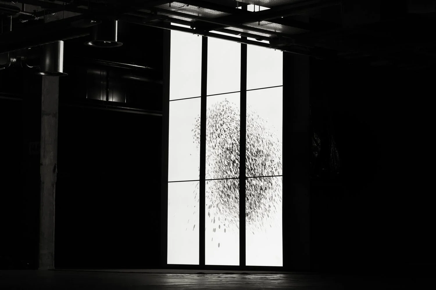 Algorithmic Swarm Study (Triptych) / I, 2021 — RANDOM INTERNATIONAL