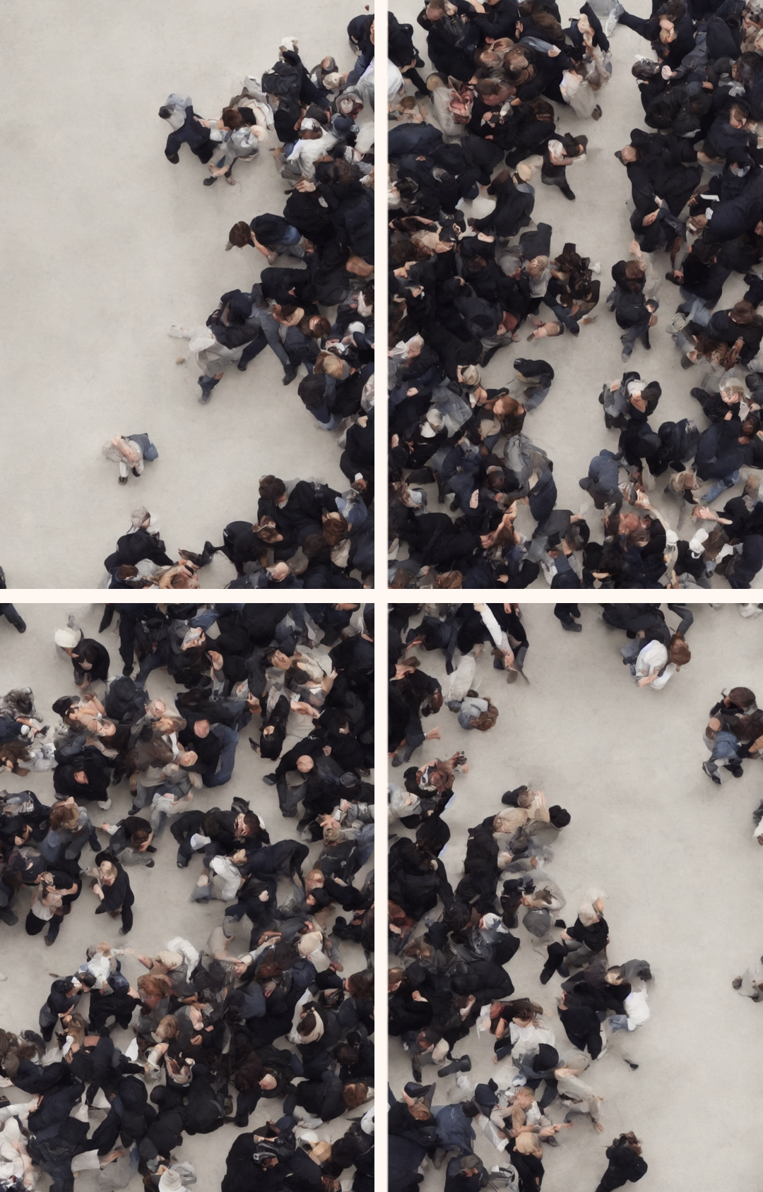 Imagine All Of Us (Polyptych),
Edition of 2 + 1AP,
Series of 4 x 180x120cm