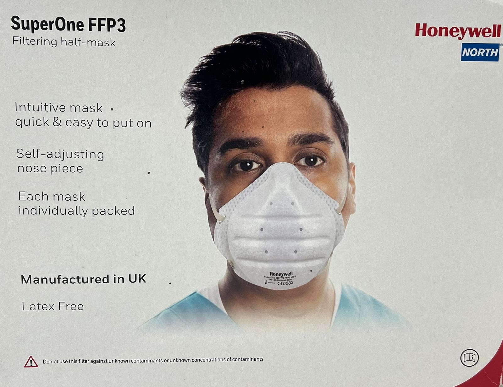Honeywell SuperOne 3207 FFP3 Face mask (Pack of 16)