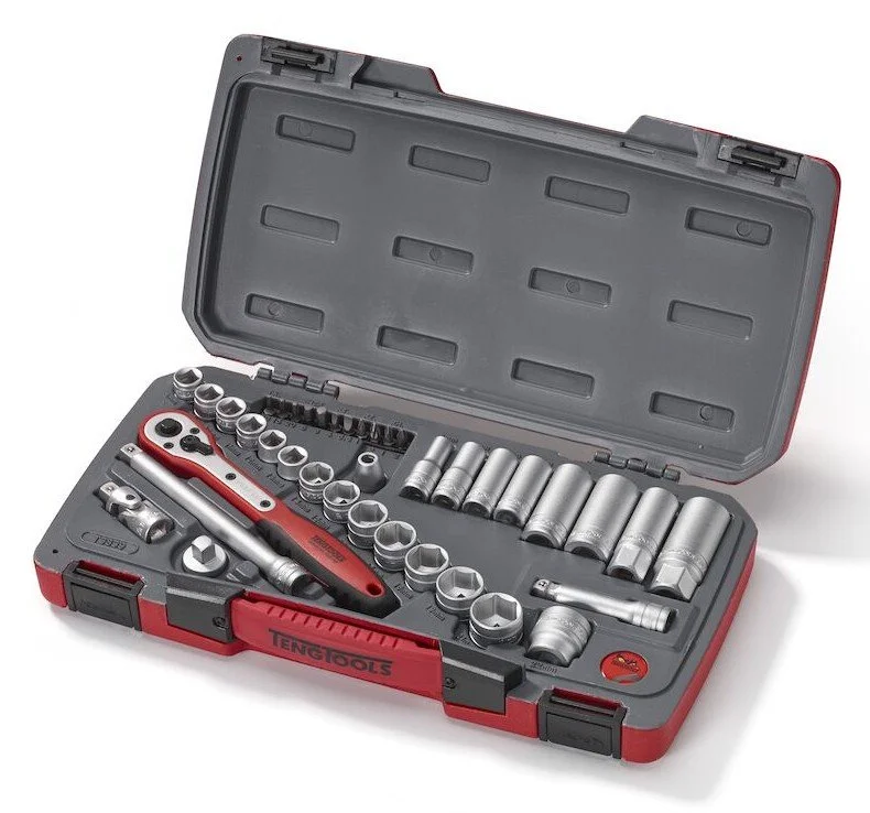 Tool socket set 3/8" drive 39 piece 8mm - 22mm Teng T3839 (SALE PRICE)
