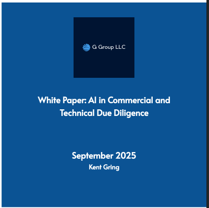 White paper on AI in Commercial & Technical Due Diligence—tools, frameworks, and APAC data center insights from G Group.