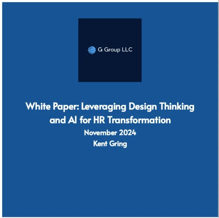 Transform your HR processes with Design Thinking and AI integration. Discover how G Group, LLC leverages human-centered design and advanced AI tools to reshape HR strategies, improve employee engagement, and drive organizational success. Learn from i