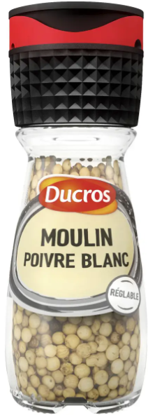 Moulin poivre blanc DUCROS - 39g