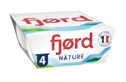 Yaourt crémeux nature FJORD - 4x125g