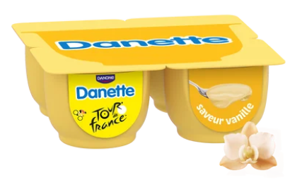 Crème dessert vanille DANETTE - 4x125g