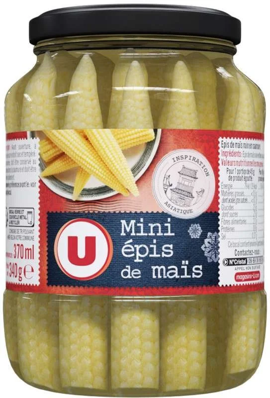 Mini épis de maïs U - 190g