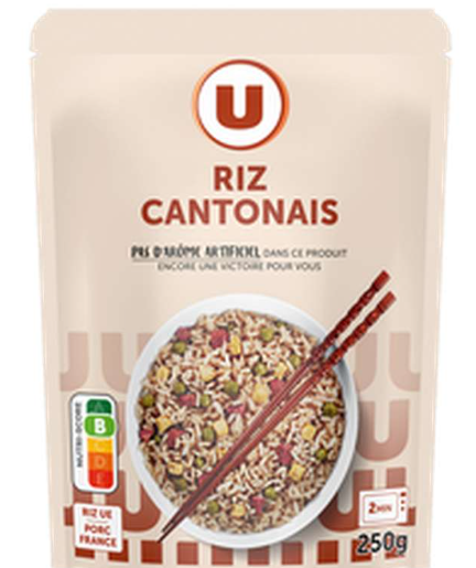 Riz Cantonais U micro-ondable 2 minutes - 250g