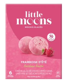 Mochis glacés framboise LITLLE MOONS 6x32g