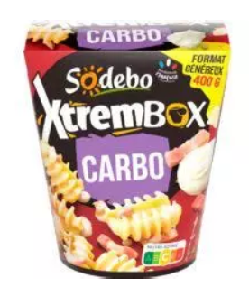 Pastabox Xtreme Carbo SODEBO 280g