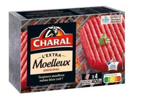 Charal - Steak l'extra moelleux 15%MG X4