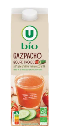 U BIO Gazpacho BIO brique 1L