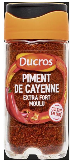 Piment de Cayenne moulu, DUCROS - 38g