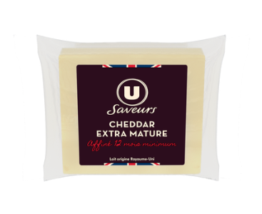 U SAVEURS Cheddar extra mature 35%mg, 200g