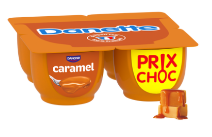 Crème dessert caramel DANETTE - 4x125g