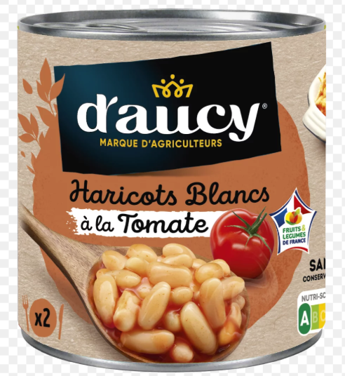 Haricots Blanc à la Tomate DAUCY - 400g
