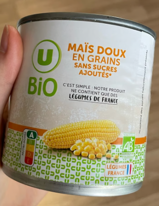 Maïs doux BIO U - 285g
