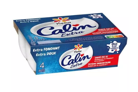 Fromage blanc nature 3,2% MG CALIN YOPLAIT - 4x100g