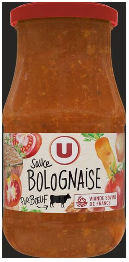 Sauce bolognaise bocal de 446ml, 420g