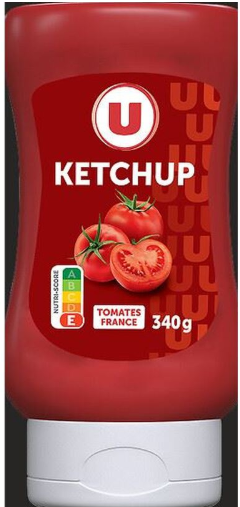 Ketchup nature flacon souple 340g