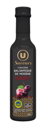 U SAVEURS Vinaigre balsamique 25cl
