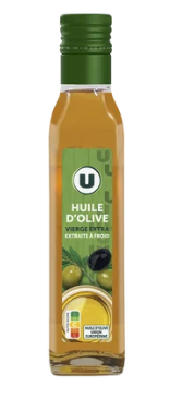 U Huile d'olive extra vierge Bouteille 250mL