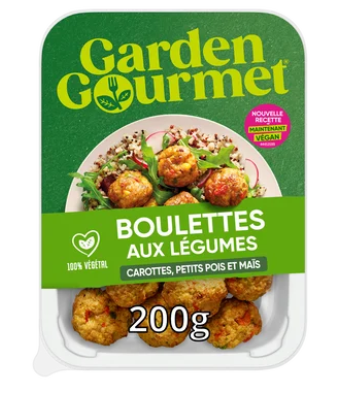 Végétal Boulettes aux légumes GARDEN GOURMET - 200g