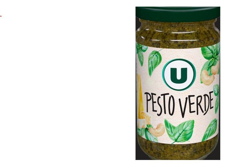 Sauce pesto verde bocal de 190g