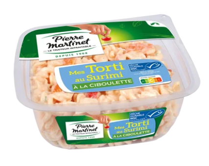 Salade de tortis au surimi PIERRE MARTINET, 300g
