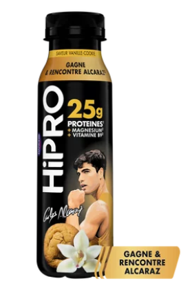 Yaourt à boire vanille cookie protéiné 0%mg HIPRO - 300g